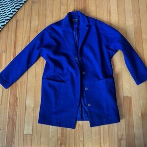 Topshop blue trench coat